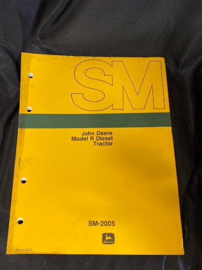 John Deere Model R Diesel Tractor Service Manual, SM-2005