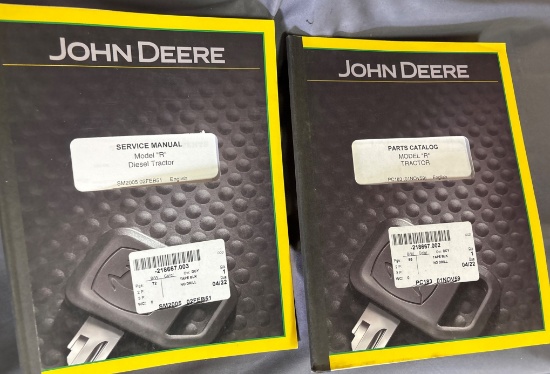 John Deere Model ‘R’ Diesel Tractor Manuals and Parts Catalog