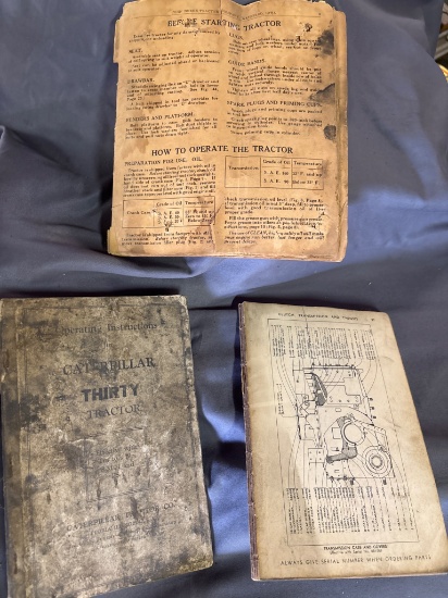 Operating Manuals for Early Tractors by Caterpillar and John Deere