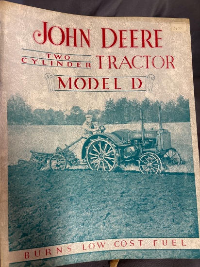 John Deere Model D Two-Cylinder Tractor Brochure