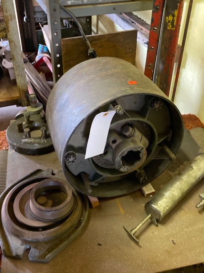Metal Industrial Pulley With Additional Components