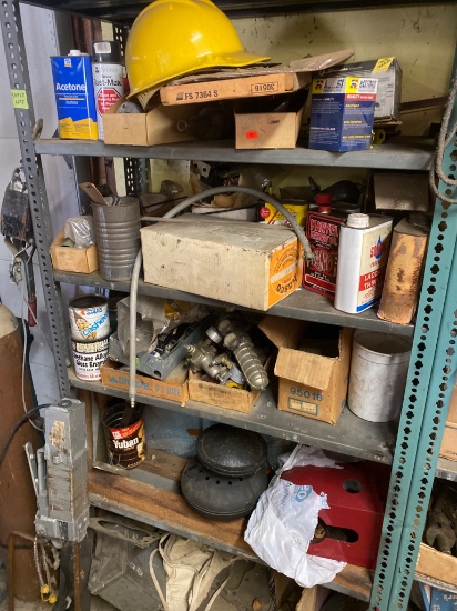 Contents of Industrial Parts and Supply Shelf