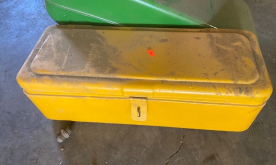 Caterpillar Metal Toolbox with Yellow Finish