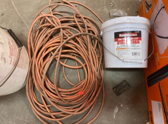 HaulMaster Zinc-Plated Utility Chain and Extension Cord Bundle