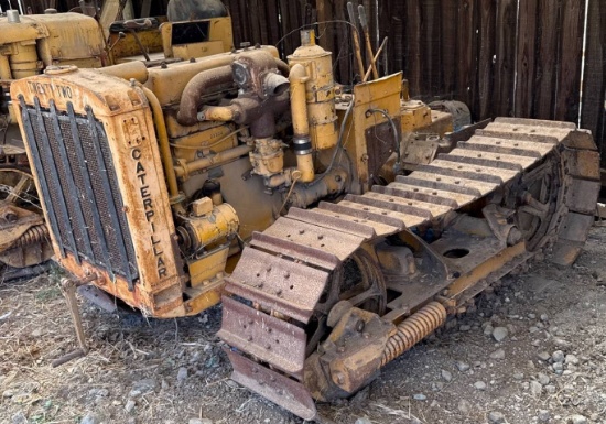 Caterpillar Twenty Two Crawler Tractor with Incomplete Engine