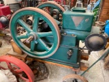 Delaval Dairy 3 HP Type D Engine Mounted on Cart