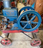 The Jaeger Machine Co. Model 3E Engine on Stenciled Cart