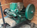 Fuller Johnson Hit-and-Miss Gas Engine with Flywheels