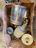 Brass and Glass Oilers for Machinery Maintenance