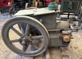 Stationary Two-Flywheel Engine with Parts Motor