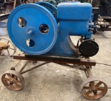 The Jaeger Machine Co. Engine No. 37261 with Cast Iron Flywheels