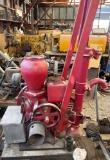 Monitor Hand-Operated Pump with Flywheel and Gear Mechanism