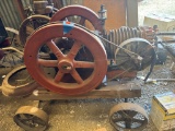 Lennoey Machine Co. No. 752 OK Gasoline Engine with Cast Iron Wheels