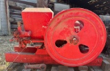 Red Hit-and-Miss Engine with 3 1/2 HP Marking, Engine No. TC242612SR