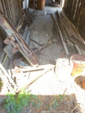 Piping and Scrap Steel in Shed