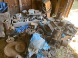 Mechanical Parts, Tools, and Electrical Components on Pallet and in Crate