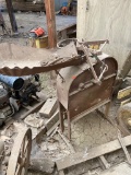 Hand-Crank Metal Corn Sheller With Hopper and Wheel
