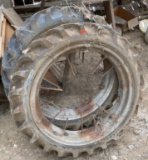 Firestone 6–24 Tires with Cut Rims