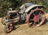 Farmall O-12 Tractor with Metal Spoked Rear Wheels