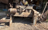 Rustic Metal Engine Block with Pulley System