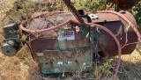 Industrial Compressor Unit with Electric Motor and Tank