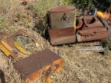 Rusted Metal Industrial Machinery Parts