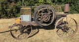 Stover 8HP Oilfield Engine on Wheeled Cart