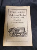 Overhauling McCormick-Deering 10-20 and 15-30 Tractors Manual
