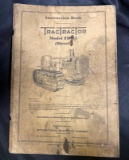 Instruction Book for TracTracTor Model T-40 (Diesel) by International Harvester