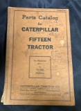 1941 Caterpillar Fifteen Tractor Parts Catalog