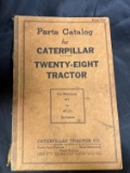 1940 Parts Catalog for Caterpillar Twenty-Eight Tractor