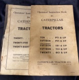 Two Caterpillar Tractor Operators’ Instruction Books