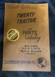 Caterpillar Twenty Tractor Parts Catalog, Form 7354