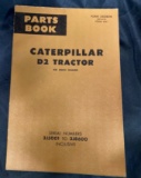 Caterpillar D2 Tractor Parts Book for 40-Inch Gauge, Serial Nos. 3J5001 to 3J8600