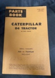 Parts Book for Caterpillar D4 Tractor, 60-Inch Gauge, Serial Numbers 7U1 to 7U27569