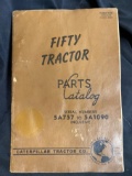 Caterpillar Fifty Tractor Parts Catalog, Form 3229
