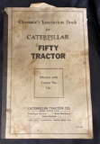 Operator’s Instruction Book for Caterpillar Fifty Tractor, No. 5A1