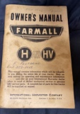 Owner’s Manual for Farmall H and HV Tractors by International Harvester