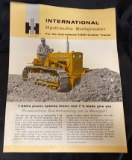 International Harvester Hydraulic Bullgrader Brochure for T-340 Crawler Tractor