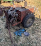 John Bean Cart Tank Mixer with Engine and Agitation System, Model No. 64