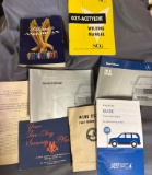Manuals and Booklets Including Automotive, Aircraft, and Industrial Topics