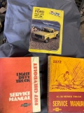 Automotive Service and Shop Manuals for Chevrolet Light Trucks and Ford Pickups
