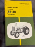 John Deere Operator’s Manual for AR-AO Tractors (OM-R2004)