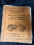 Allis-Chalmers Model ‘G’ Tractor Operating and Maintenance Manual