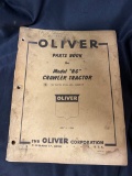 Oliver Model HG Crawler Tractor Parts Book, July 1, 1950