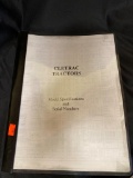 Cletrac Tractors Model Specifications and Serial Numbers Booklet