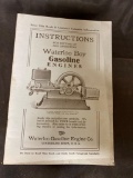 Waterloo Boy Gasoline Engines Instruction Manual by Waterloo Gasoline Engine Co.