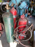 Torch Set With Cylinders, Hoses, and Regulators