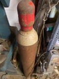 Cylinder-Style Oxygen Tank with Red Cap