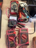 Digital and Analog Multimeters with Accessories